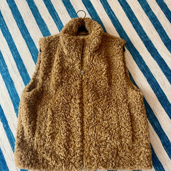 COS Teddy Zip-Up Vest Sz 14 - Picture 5 of 6